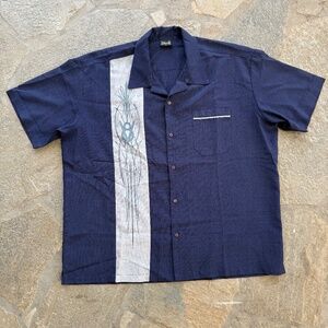 Steady Clothing V8 Bowling Shirt | Men’s 3XL | Rockabilly Retro Vibes